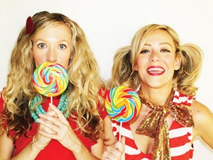 Katherine and Flannery Good, the creators of Candy Cocktails.