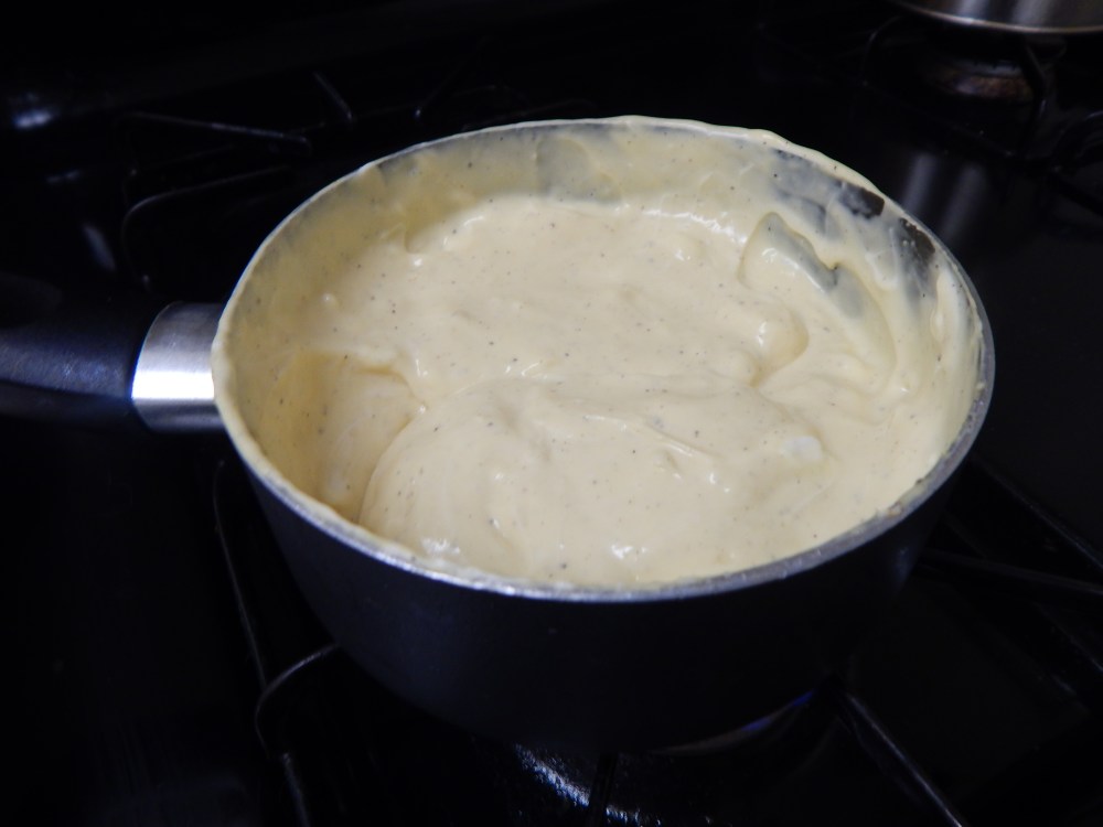 Cream, cheese, milk, garlic